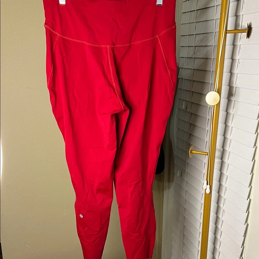 Lululemon Athletica Vibrant Red Leggings - Picture 2 of 9